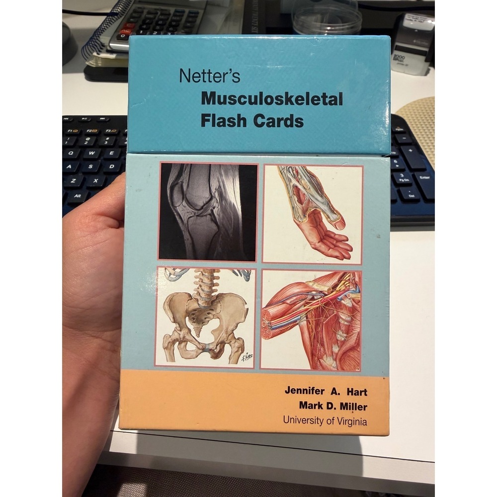 Netter's Musculoskeletal Flash Cards Anatomy Pathology Hart Miller 9781416046301